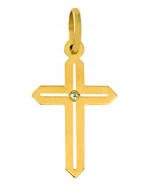 croix-or-jaune-18carats-diamant