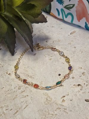 bracelet-plaque-or-oxydes-multicolores-929495