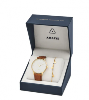 coffret-montre-bijou-femme-bracelet-cuir-Amalys-AMW-190