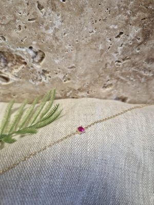 bracelet-plaqué-or-oxyde-rouge-76300131