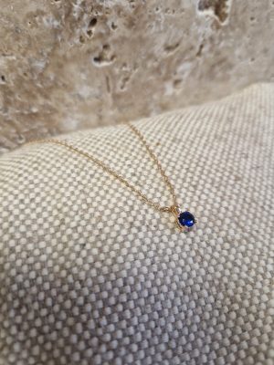 collier-plaqué-or-oxyde-bleu-76700182