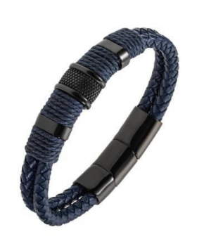 bracelet-homme-cuir-acier-rugby-682374