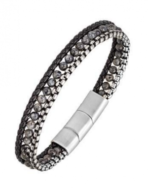 bracelet-homme-acier-rugby-perles-naturrelles-682395