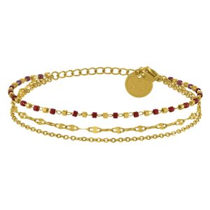 Bracelet N°3 Bijoux en acier doré