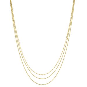 Collier N°3 Bijoux en acier doré