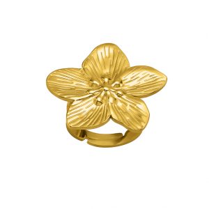 Bague N°3 Bijoux en acier doré