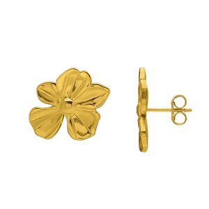 Boucles d'oreilles N°3 Bijoux en acier doré