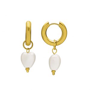 Boucles d'oreilles N°3 Bijoux en acier doré
