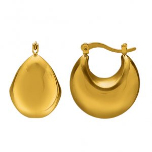 Boucles d'oreilles N°3 Bijoux en acier doré