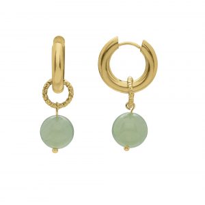 Boucles d'oreilles N°3 Bijoux en acier doré